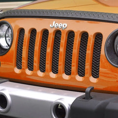 Rugged Ridge 11401.31 Mesh Grille Insert; Black; 07-17 Jeep Wrangler JK