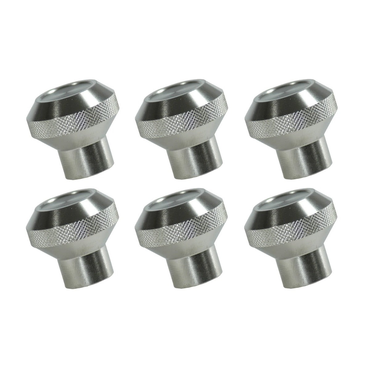 Rugged Ridge 11420.01 Billet Aluminum Dash Knob Set; Aluminum; 76-86 Jeep CJ Models