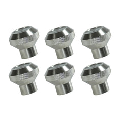 Rugged Ridge 11420.01 Billet Aluminum Dash Knob Set; Aluminum; 76-86 Jeep CJ Models