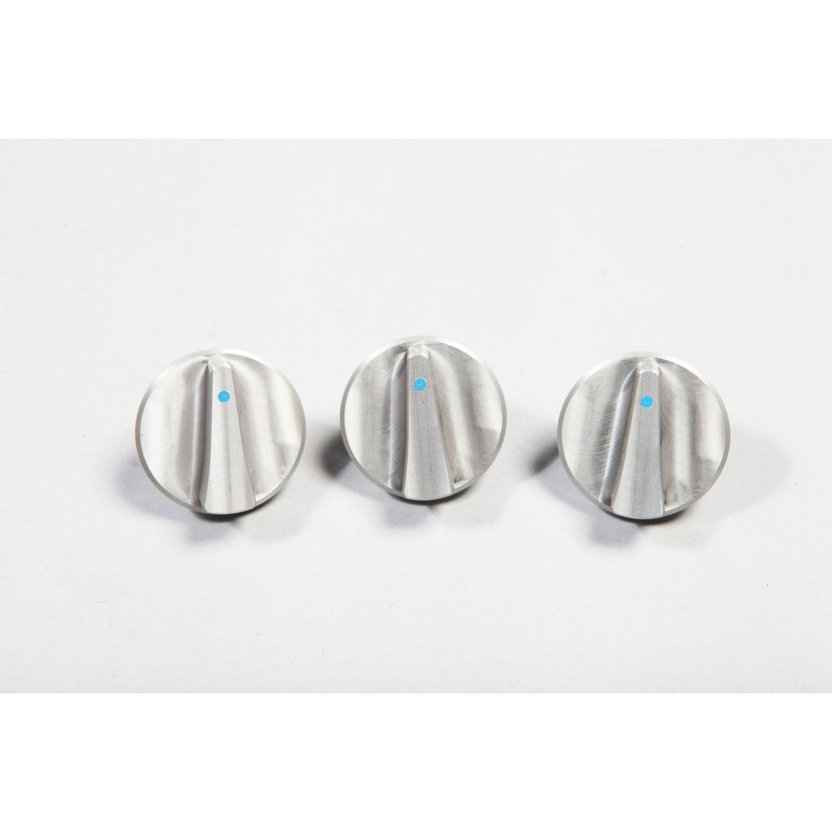Rugged Ridge 11420.05 Aluminum Climate Control Knob Set; Blue; 07-10 Jeep Wrangler JK