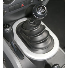 Rugged Ridge 11422.12 Billet Aluminum Shifter Bezel, Black Manual