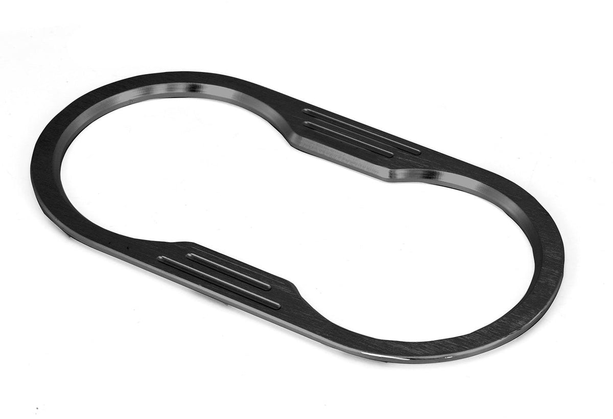 Rugged Ridge 11422.14 Billet Aluminum Cup Holder Bezel, Black