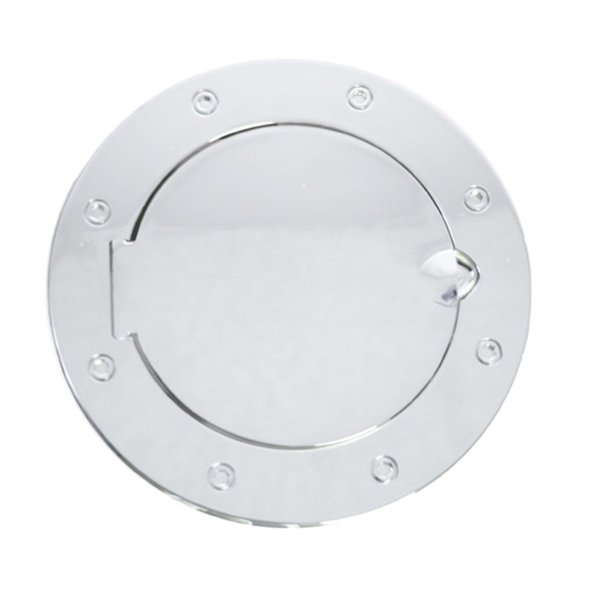 Rugged Ridge 11425.03 Non-Locking Gas Cap Door; Chrome; 07-17 Jeep Wrangler JK