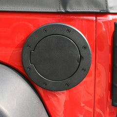 Rugged Ridge 11425.05 Non-Locking Gas Cap Door; Black; 07-17 Jeep Wrangler JK