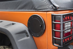 Rugged Ridge 11425.05 Non-Locking Gas Cap Door; Black; 07-17 Jeep Wrangler JK