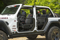Rugged Ridge 11509.15 Tube Doors Kit, Front, Textured Black