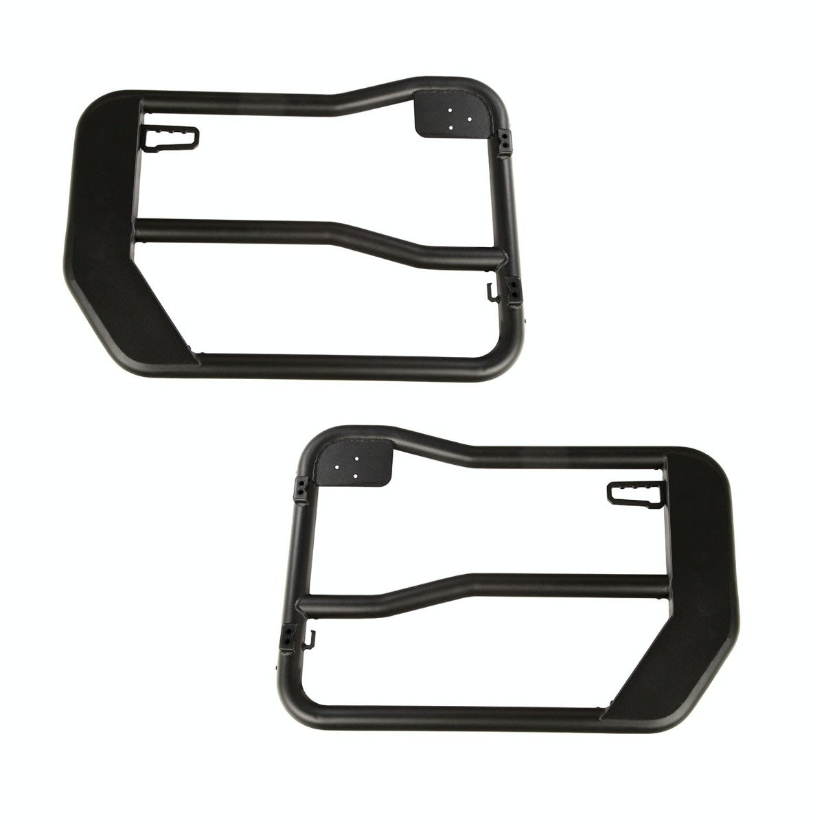Rugged Ridge 11509.15 Tube Doors Kit, Front, Textured Black