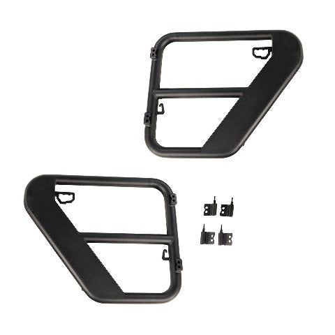 Rugged Ridge 11509.32 Fortis Tube Doors, Rear