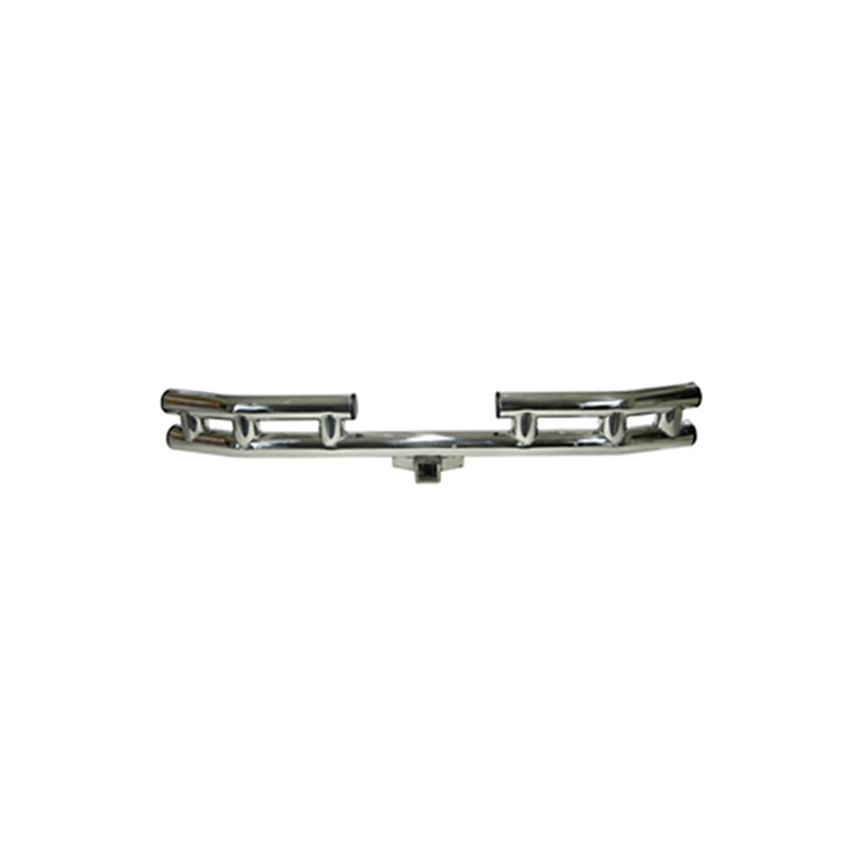 Rugged Ridge 11522.01 Stainless Steel Rear Tube Bumper; 3 Inch; 55-06 Jeep CJ/Wrangler YJ/TJ
