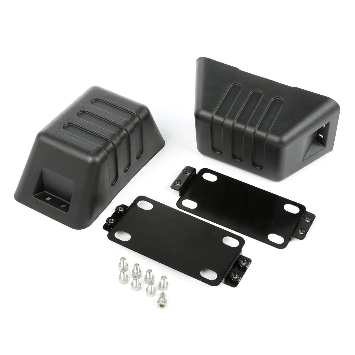 Rugged Ridge 11540.26 XHD Bumper Tow Point Cover; 07-17 Jeep Wrangler JK
