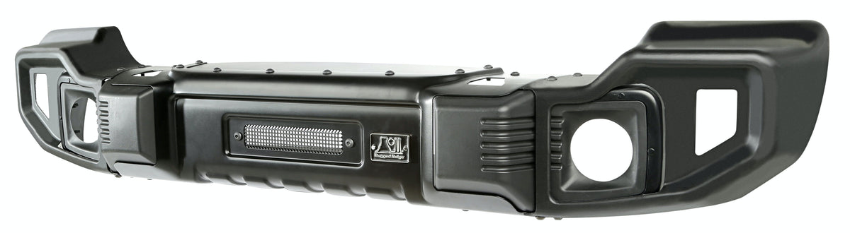 Rugged Ridge 11544.01 Spartacus Front Bumper, Satin Black