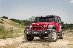 Rugged Ridge 11544.09 Spartacus Front Bumper Kit, Satin Black