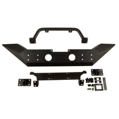 Rugged Ridge 11548.01 Spartan Front Bumper, High Clearance Ends, With Overrider