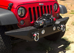 Rugged Ridge 11548.03 Spartan Front Bumper, Standard Ends, W/O Overrider