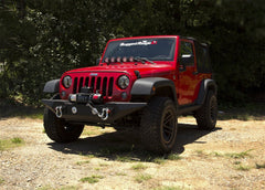 Rugged Ridge 11548.03 Spartan Front Bumper, Standard Ends, W/O Overrider