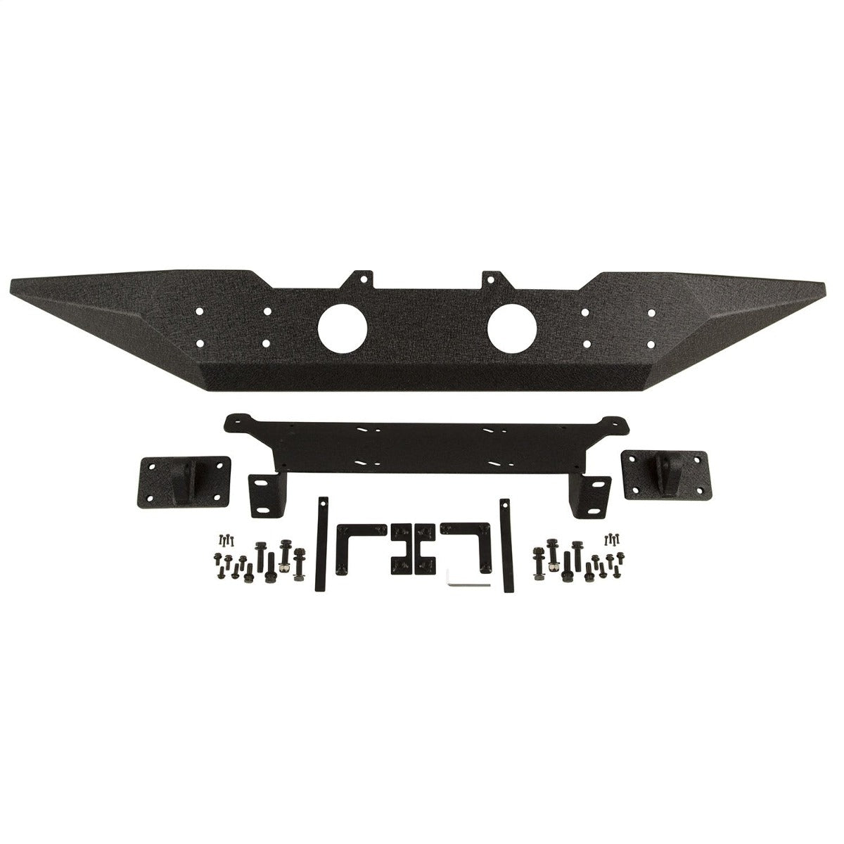 Rugged Ridge 11548.03 Spartan Front Bumper, Standard Ends, W/O Overrider