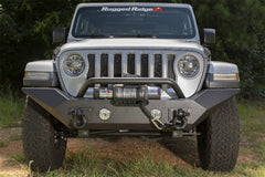 Rugged Ridge 11548.41 Spartan Bumper, Front, High Clearance Ends, Overrider
