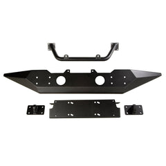 Rugged Ridge 11548.42 Spartan Bumper, Front, Standard Ends, Overrider