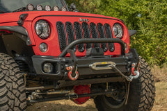 Rugged Ridge 11549.14 Arcus Front Bumper Tube Overrider, Black