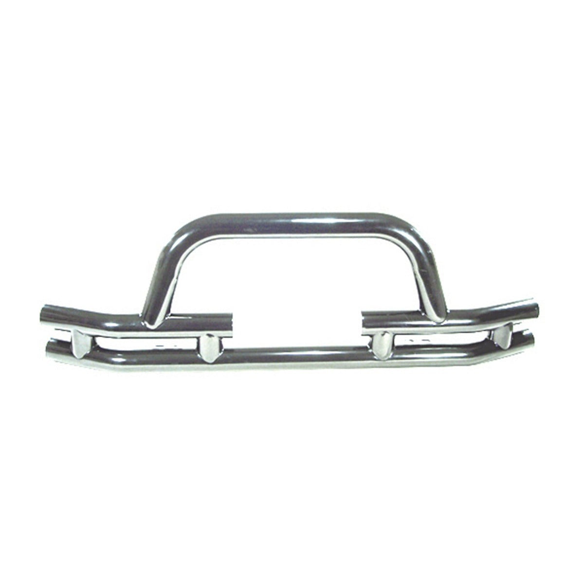 Rugged Ridge 11563.03 Tube Front Winch Bumper, 3 Inch, Stainless Steel