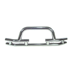 Rugged Ridge 11563.03 Tube Front Winch Bumper, 3 Inch, Stainless Steel