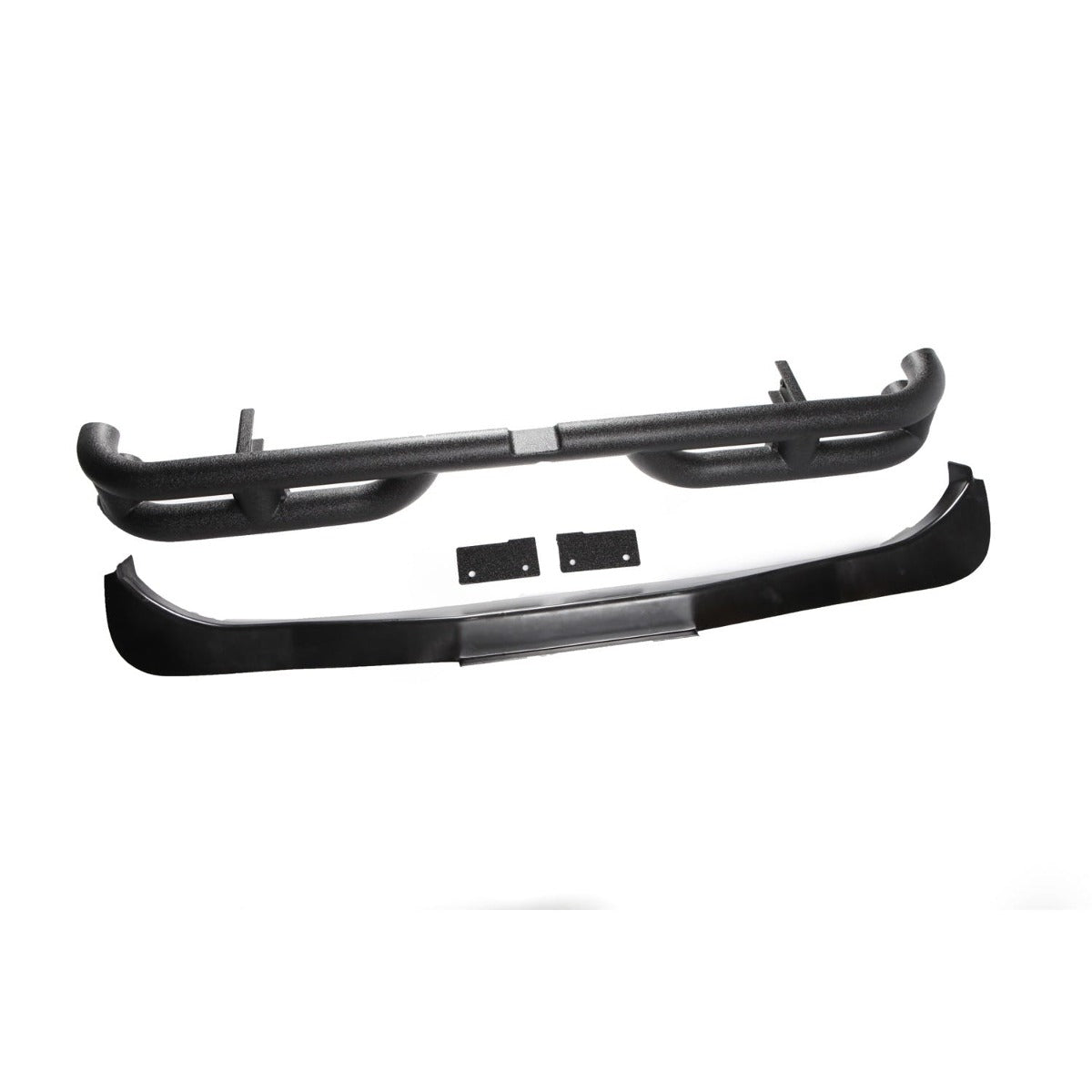 Rugged Ridge 11571.10 Double Tube Rear Bumper; 3 Inch; 07-17 Jeep Wrangler JK