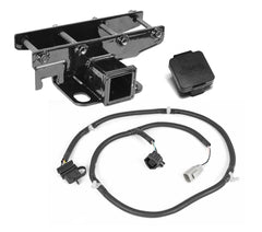 Rugged Ridge 11580.52 Receiver Hitch Kit; Jeep Logo; 07-17 Jeep Wrangler JK