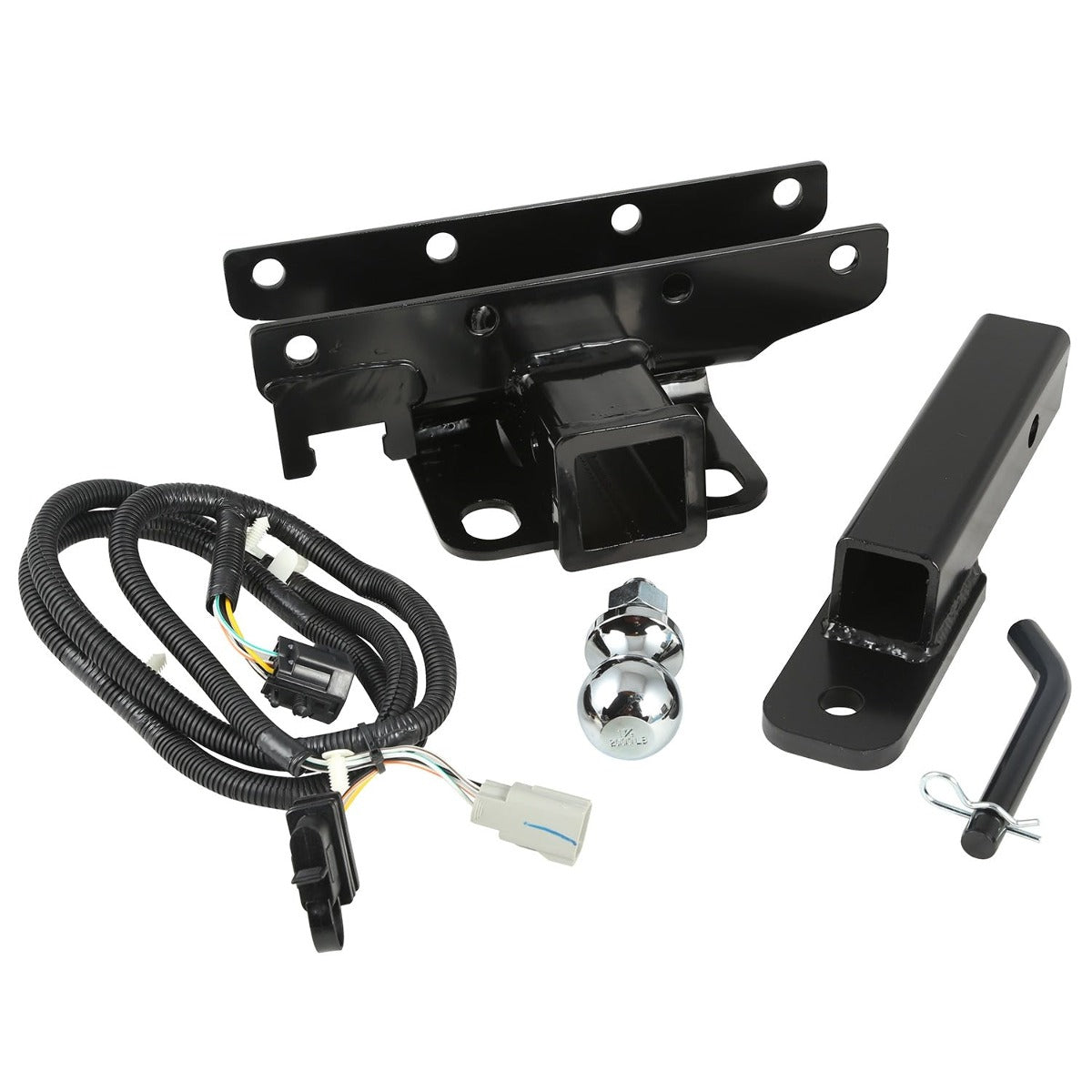 Rugged Ridge 11580.53 Hitch Kit; 1 7/8 Inch Ball; 07-17 Jeep Wrangler JK