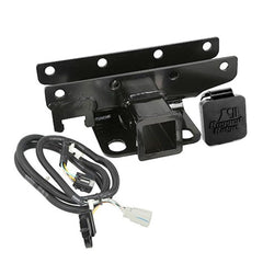 Rugged Ridge 11580.60 Receiver Hitch Kit; Wire Harness; Rugged Ridge Logo; 07-17 Wrangler