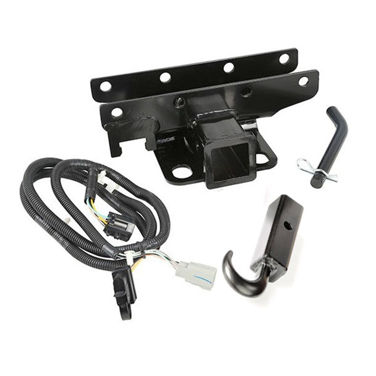 Rugged Ridge 11580.63 Receiver Hitch Kit; Hook; 07-17 Jeep Wrangler JK