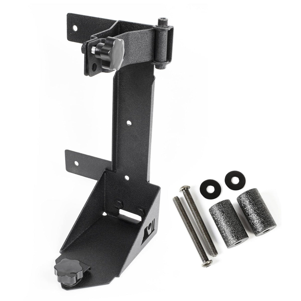 Rugged Ridge 11586.08 Off-Road Jack Mounting Bracket Kit; 07-17 Jeep Wrangler JK/JKU