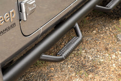 Rugged Ridge 11596.04 Spartan Nerf Bars with Loop, Textured Black