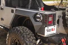 Rugged Ridge 11615.02 XHD Rear Armor Fenders; Pair; 4 Dr; 07-17 Jeep JKU