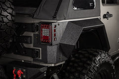 Rugged Ridge 11615.02 XHD Rear Armor Fenders; Pair; 4 Dr; 07-17 Jeep JKU