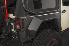 Rugged Ridge 11615.03 XHD Rear Armor Fenders; Pair; 2 Dr; 07-17 Jeep Wrangler JK