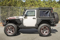 Rugged Ridge 11615.03 XHD Rear Armor Fenders; Pair; 2 Dr; 07-17 Jeep Wrangler JK