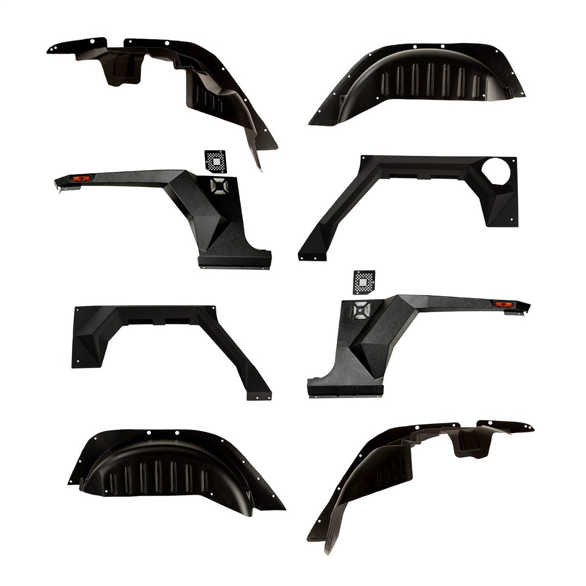 Rugged Ridge 11615.06 XHD Armor Fenders and Liner Kit, 4-Door