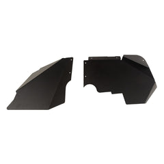 Rugged Ridge 11615.07 Aluminum Front Fender Liners, Black
