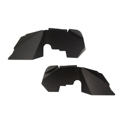 Rugged Ridge 11615.07 Aluminum Front Fender Liners, Black