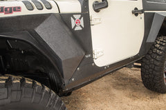 Rugged Ridge 11615.11 Steel Body Armor Cladding; 07-17 Jeep Wrangler JK