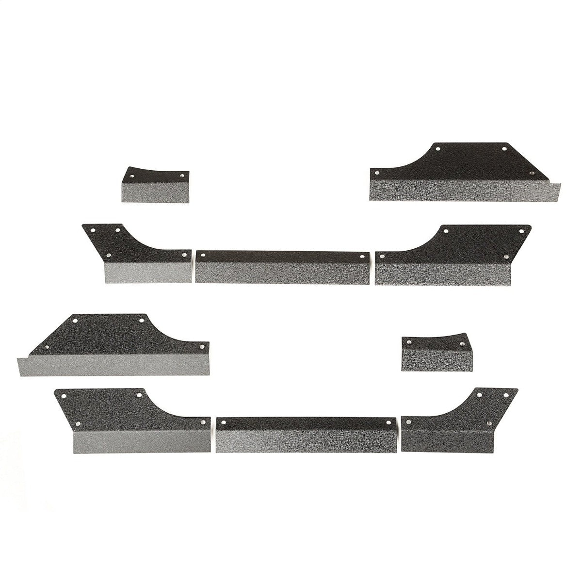 Rugged Ridge 11615.11 Steel Body Armor Cladding; 07-17 Jeep Wrangler JK