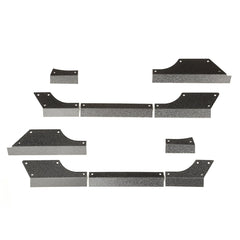 Rugged Ridge 11615.11 Steel Body Armor Cladding; 07-17 Jeep Wrangler JK