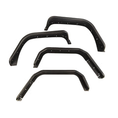 Rugged Ridge 11615.48 Steel Tube Fender Flares, Front/Rear Set