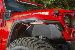 Rugged Ridge 11615.62 Inner Fender Liners, Rear, Aluminum, Black