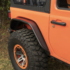 Rugged Ridge 11615.72 HD Steel Tube Fenders, Rear Pair, Black