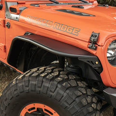 Rugged Ridge 11615.73 HD Steel Tube Fenders, Full Set, Black