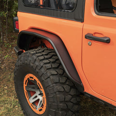 Rugged Ridge 11615.73 HD Steel Tube Fenders, Full Set, Black