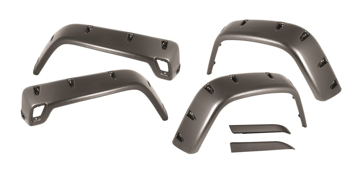 Rugged Ridge 11630.10 6 Piece All Terrain Fender Flare Kit, 6 inch