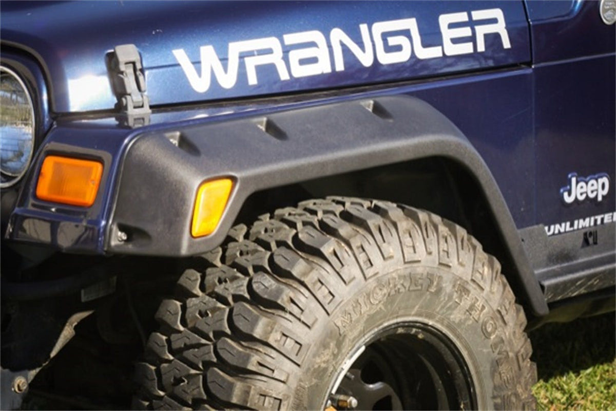 Rugged Ridge 11630.20 4 Piece All Terrain Fender Flare Kit, 4.75 Inch