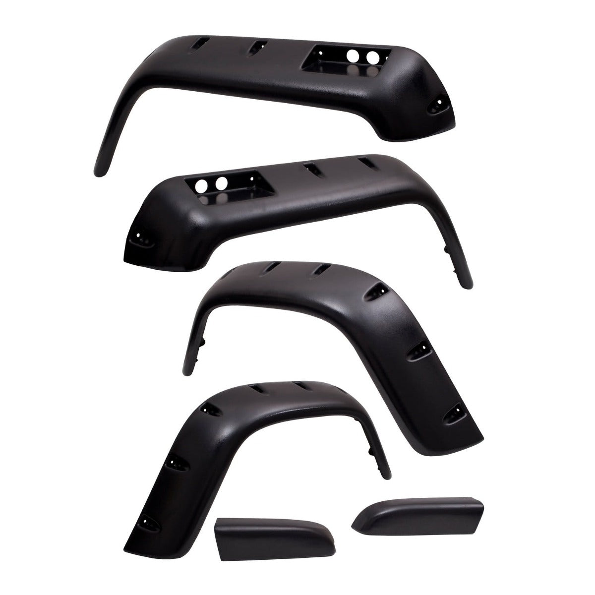 Rugged Ridge 11632.10 6 Piece All Terrain Fender Flare Kit, 6 inch